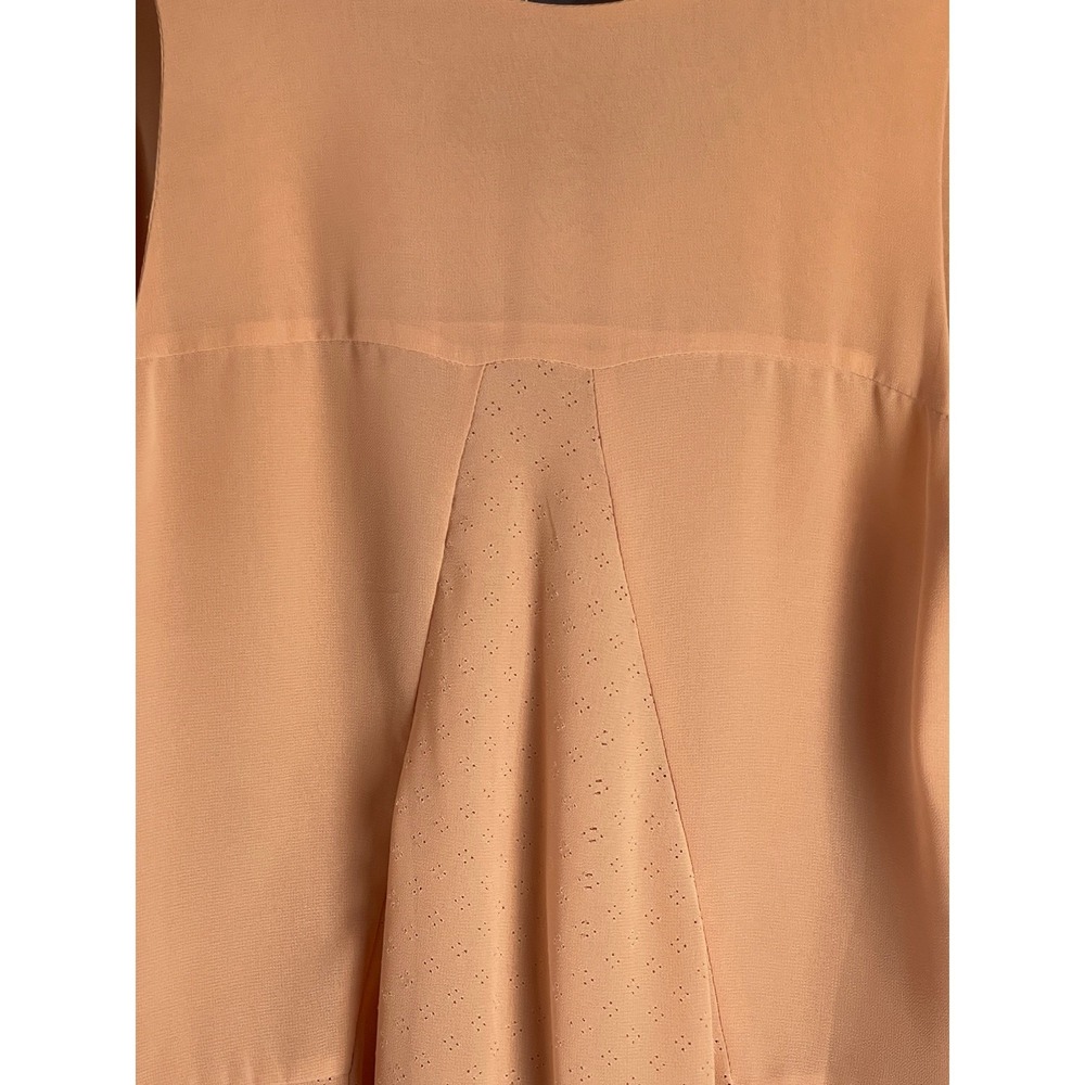 Anthropolgie Sunday in Brooklyn Peach Sleeveless Layered Tank Size Small Blouse - Picture 7 of 7